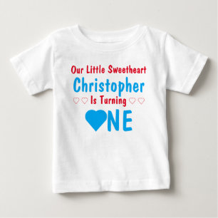 小さな恋人 初めての誕生日 ベビーTシャツ