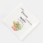 小さな恐竜が赤ちゃんのシャワーを途中にある (コーナー)