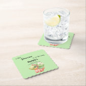 小さな恐竜が赤ちゃんのシャワーを途中にある ペーパーコースター (インサイチュ)