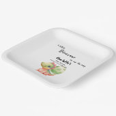 小さな恐竜が赤ちゃんのシャワーを途中にある ペーパープレート (傾斜あり)