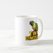 小さな恐竜のウロコインコ コーヒーマグカップ (正面右)