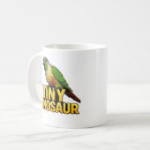 小さな恐竜のウロコインコ コーヒーマグカップ (正面左)