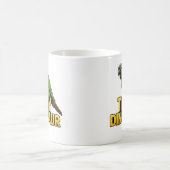 小さな恐竜のウロコインコ コーヒーマグカップ (中央)