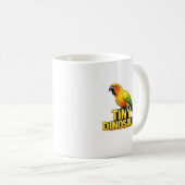 小さな恐竜のオキナインコ コーヒーマグカップ (正面右)