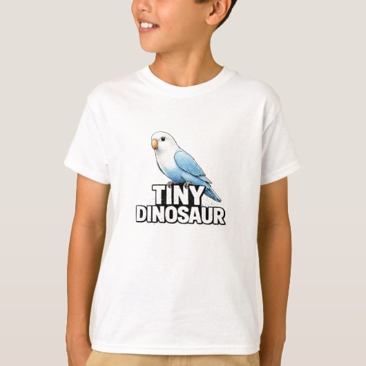 小さな恐竜のボタンインコ Tシャツ (正面)