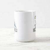 小さな恐竜のラブバード コーヒーマグカップ (中央)