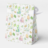 小さな恐竜の赤ちゃんシャワー フェイバーボックス (裏面サイド)