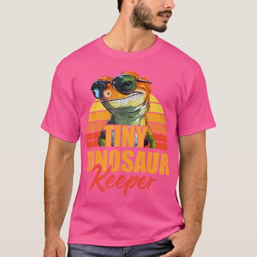 小さな恐竜の飼育員動物愛好家クレステッドGecko Bo Tシャツ (正面)