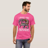 小さな恐竜を育てるヤモリママ 女性 子供用G Tシャツ (正面フル)