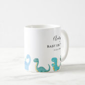 小さな恐竜 かわいいベビーシャワー コーヒーマグカップ (正面右)