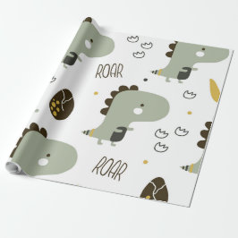 小さな恐竜 ラッピングペーパー