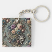 小さな悪魔が夢を見る – ゴシックビクトリアン キーホルダー (裏面)