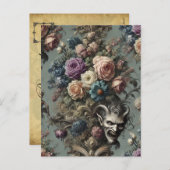 小さな悪魔が夢を見る – ゴシックビクトリアン シーズンポストカード (正面/裏面)