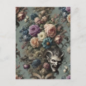 小さな悪魔が夢を見る – ゴシックビクトリアン シーズンポストカード (正面)