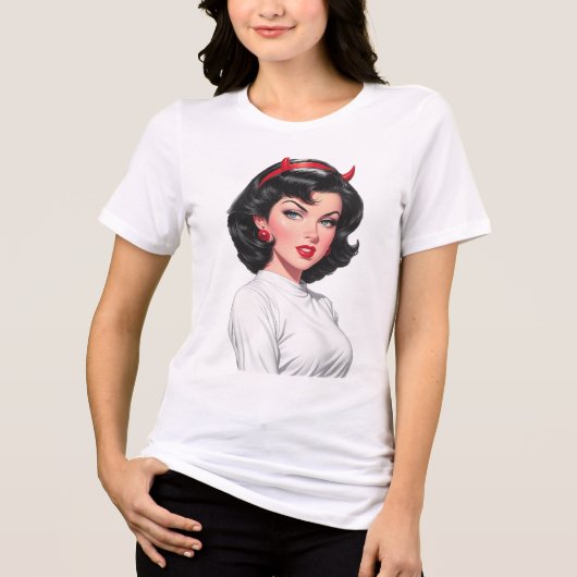 小さな悪魔 トライブレンドTシャツ (正面)