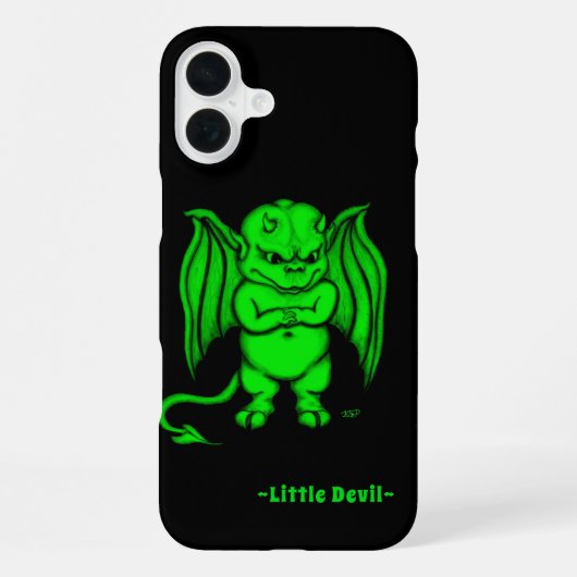 小さな悪魔 iPhoneケース (裏面)