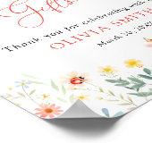 小さな愛のバグかわいいガーデンカードとギフト ポスター (角)