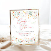 小さな愛のバグかわいいガーデンカードとギフト ポスター