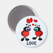 小さな愛のバグ マグネット (正面/裏面)