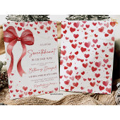 小さな愛の結晶がやってくる バレンタイン ベイビーシャワーのお知らせ 招待状