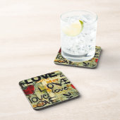 小さな愛の落書きを得る コースター (右側)