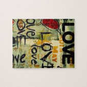 小さな愛の落書きを得る ジグソーパズル (横)