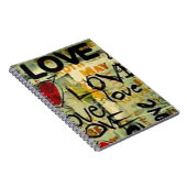 小さな愛の落書きを得る ノートブック (右側)