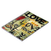 小さな愛の落書きを得る ノートブック (左側)