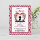 小さな愛の贈り物 バレンタインパーティー 招待状 (スタンド正面)