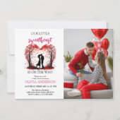 小さな愛の贈り物 バレンタイン パーティー 招待状 (正面)