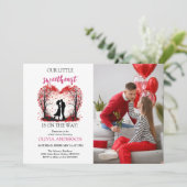 小さな愛の贈り物 バレンタイン パーティー 招待状 (スタンド正面)