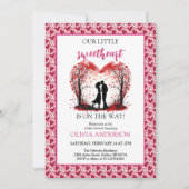 小さな愛の贈り物 バレンタイン パーティー 招待状 (正面)