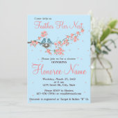 小さな愛の鳥のシャワー招待状 招待状 (スタンド正面)