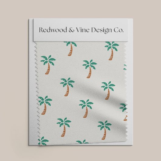 小さな手のひらのパターン ファブリック