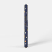 小さな手描きの花 SAMSUNG GALAXYケース (右側面)