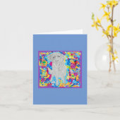 小さな折りたたみカード カード (黄色い花)