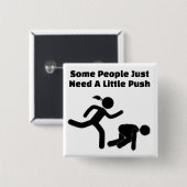 小さな押しボタン 缶バッジ (正面&裏面)