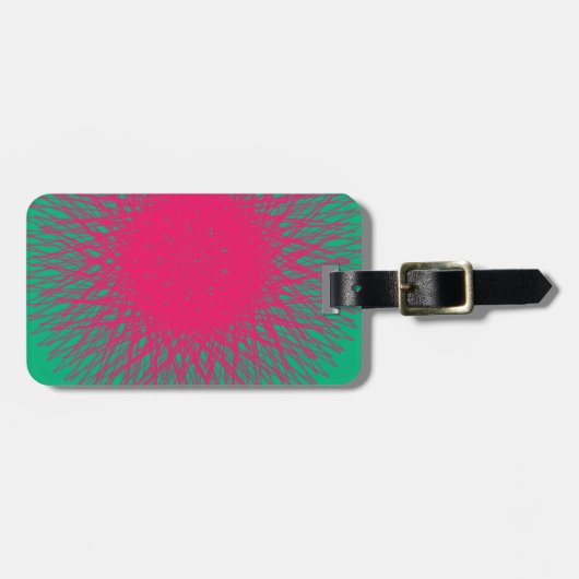 小さな抽象芸術 ラゲッジタグ (正面横)