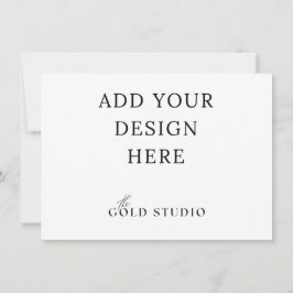 小さな招待状テンプレート（横向き） (4.5 x 6.25)  招待状