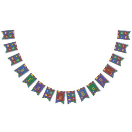 小さな掛け布団のファンタジー バンティングフラッグ