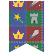 小さな掛け布団のファンタジー バンティングフラッグ (第2の旗)