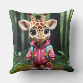 "小さな探検家の喜び" クッション (裏面)