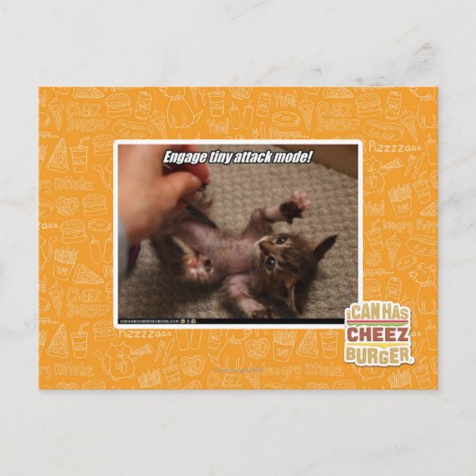 小さな攻撃モードに入れ！ ポストカード (正面)