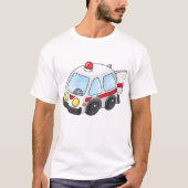 小さな救急車 Tシャツ (正面)