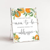 小さな救済かわいこちゃんの忙し母は封筒にアドレス ポスター