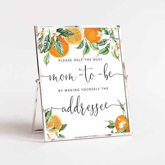 小さな救済かわいこちゃんの忙し母は封筒にアドレス ポスター