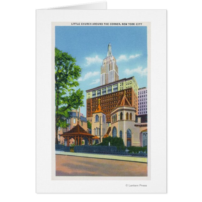 小さな教会の外のまわりに観 (正面)