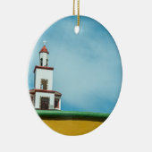 小さな教会ビュークリスマスツリーオーナメント セラミックオーナメント (右)