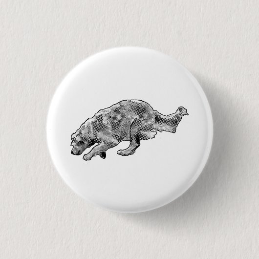 小さな斑点バースト 缶バッジ (正面)