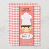 小さな料理人の招待状 招待状 (正面/裏面)